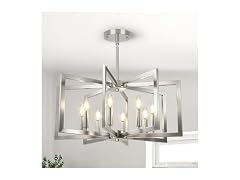 Bairth B0FM319F5X Brushed Nickel Kitchen Chandelier