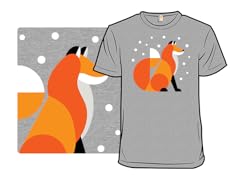 Geometric Winter Fox