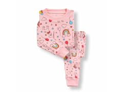 BenBen Pink Rainbows Pajamas