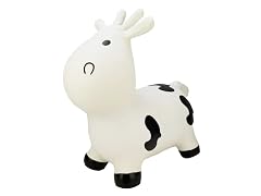 BounceZiez Inflatable Bouncy Ride-On Hopper  - Cow