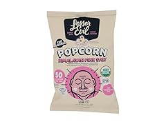 1PK LESSEREVIL Organic Himalayan Pink Salt Popcorn