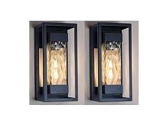 PARTPHONER Outdoor Wall Lights 2 Pack