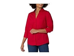 Riders Red Easy Care Woven Shirt (S)