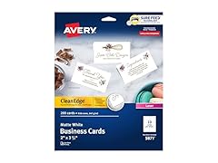 Avery Clean Edge Printable Business Card