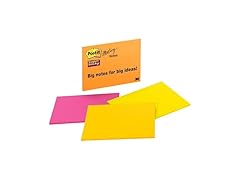 Post-it Super Sticky Notes, 8 x 6 in
