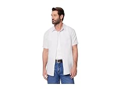 Amazon Essentials Men Short Sleeve Linen Shirt