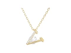 JHWYSPA 14K Gold Plated Initial Necklace