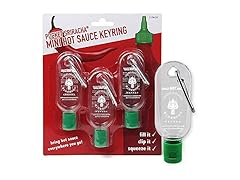 3PK Pocket Sriracha Mini Sriracha Hot Sauce Keyring