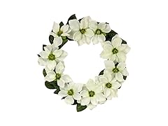 National Tree Company 24" Artificial Wreath with Magnolias