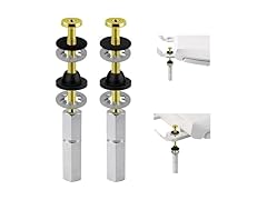Hibbent Toilet Seat Bolts Kit 4 Pack