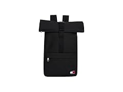 Tommy Jeans Mens Daily Rolltop Backpack, BLACK