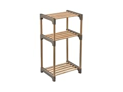 Honey-Can-Do 3-Tier Wood Side Table
