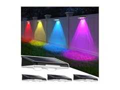 Brightever Solar Fence Lights Outdoor, Waterproof