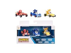 Sonic the Hedgehog 1:64 Die-cast Vehicles 3-PK