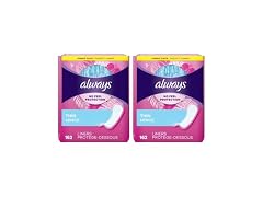 Always Thin Daily Liners 162ct 2pk