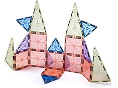 MAGNA-TILES Color Shop 20-Piece Tile Set Pastel