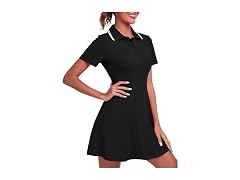 FKEEP Women's (L) Women's Golf Dress Tennis Dresse