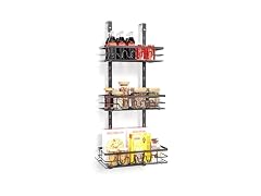 Takywep Over the Door Storage Rack, 3 Layers 