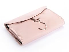 Hanging Leather Travel Toiletry Bag