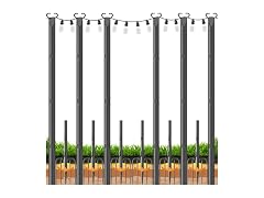 JYTOBN 10FT String Light Poles 