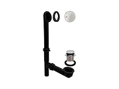 Westbrass 14in Waste Overflow Tip-Toe PC