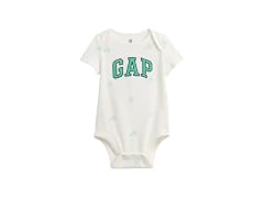 GAP Boys (0-3 MOS) Long Sleeve Logo Bodysuit