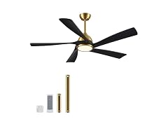 VONLUCE 52in Wood Ceiling Fan Patio
