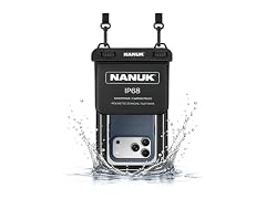 NANUK Waterproof Phone Pouch IP68 Dry Bag Black