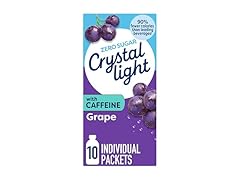 Crystal Light Drink Mix with Caffeine, 10 Pack