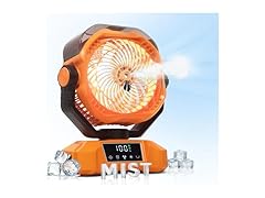Portable Rechargeable Misting Fan
