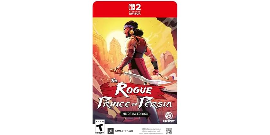[Nintendo Switch 2] The Rogue Prince of Persia Immortal Edition (Game-Key Card) - $22.99 at Woot (Lowest Price Ever)