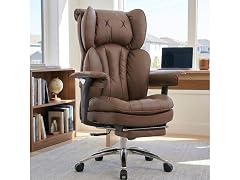 Efomao Executive Office Chair with Footrest