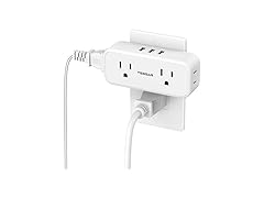 TESSAN Outlet Splitter (3 USB, 4 Outlets)