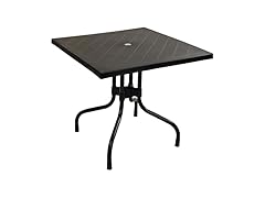 Sunnydaze Plastic Top Outdoor Dining Table