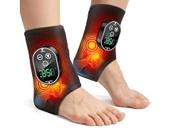 WoloyHeatie Ankle Massagers, 2pk, Black