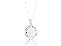 Sterling Silver CZ Pendant