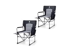 EVER ADVANCED Black Camping Chair 2 Pack (Open Box)