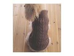 Tangpan Turtleneck Classic Straw-Rope Pro Pet Dog Sweater
