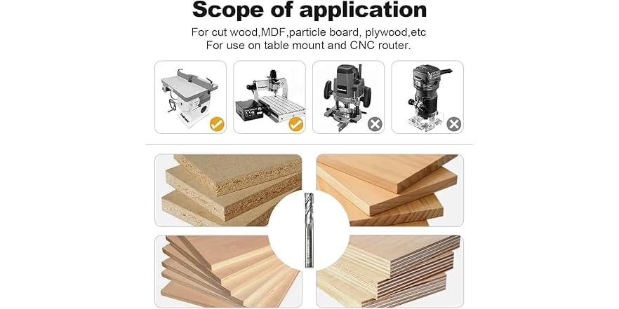 FivePears Up Cut Spiral Router Bit