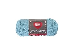 Red Heart 10016768 With Love Yarn, Iced Aqua