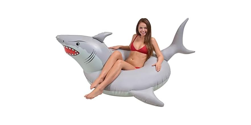 GoFloats Great White Shark Tube
