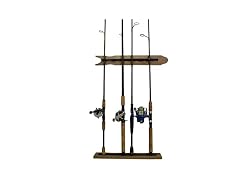 Old Cedar Outfitters Wall Rack, 8 Rods, Distressed Finish