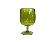 ABS Green Plastic Wine Glasses, Set of 4