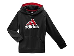 Adidas Fleece Hoodie Black/Red (S-XL)