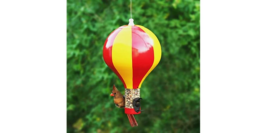 Hot Air Balloon Bird Feeder