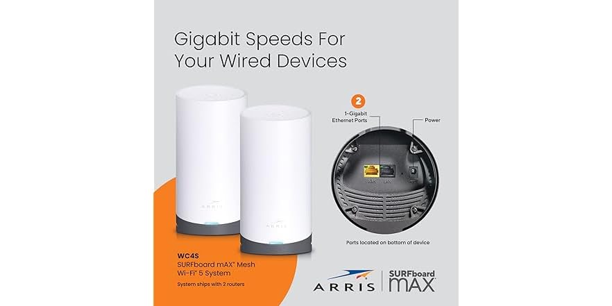 Arris Surfboard mAX – Tri-Band WiFi 6 Mesh System for Whole Home - Image 2