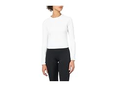 Ggov Women (XS) Long Sleeve Crop Shirts Xwhite