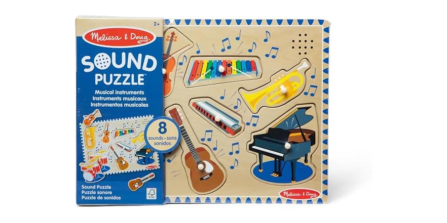 Melissa & Doug Musical Instruments Sound Puzzle