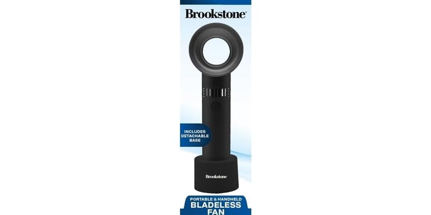 Brookstone Handheld Mist Spray Fan