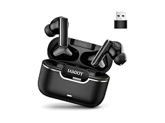 IAMJOY Gaming Earbuds ANC 2.4GHz & BT